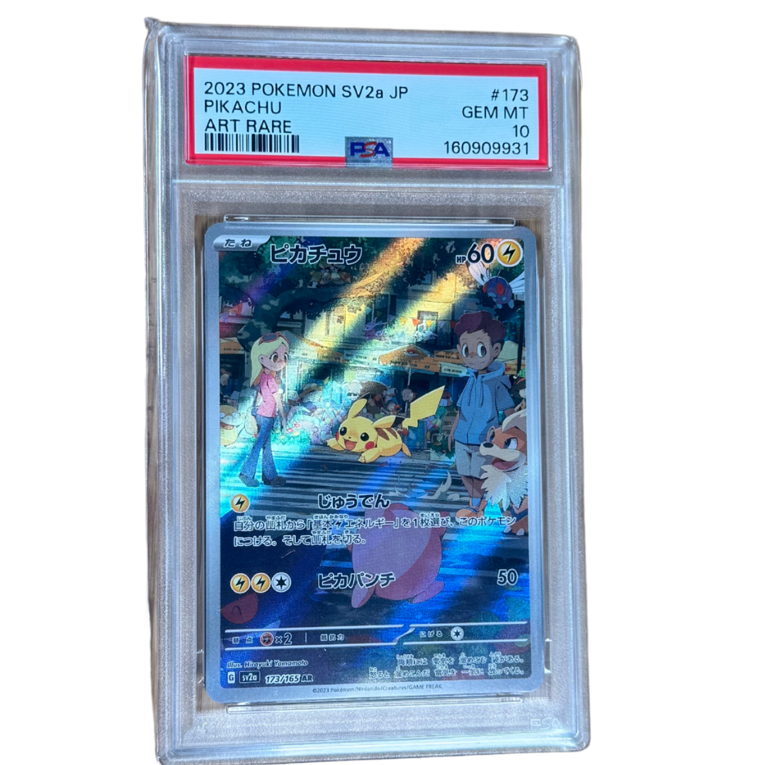 Pikachu (sv2a 173) PSA 10 JP